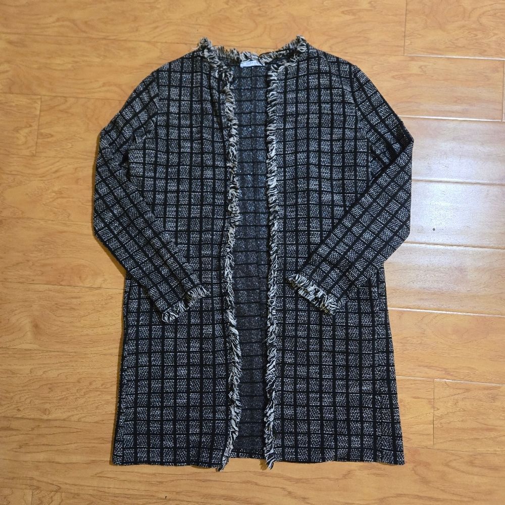 Zara Basic Long Cardigan/Jacket - Small